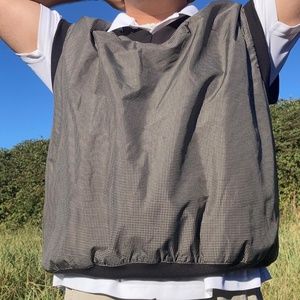 Vintage PGA Tour Black V Neck Pull Over Wind Breaker Vest XL